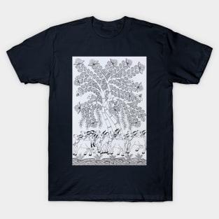 Tree of life Phad painting by Gopal joshi T-Shirt